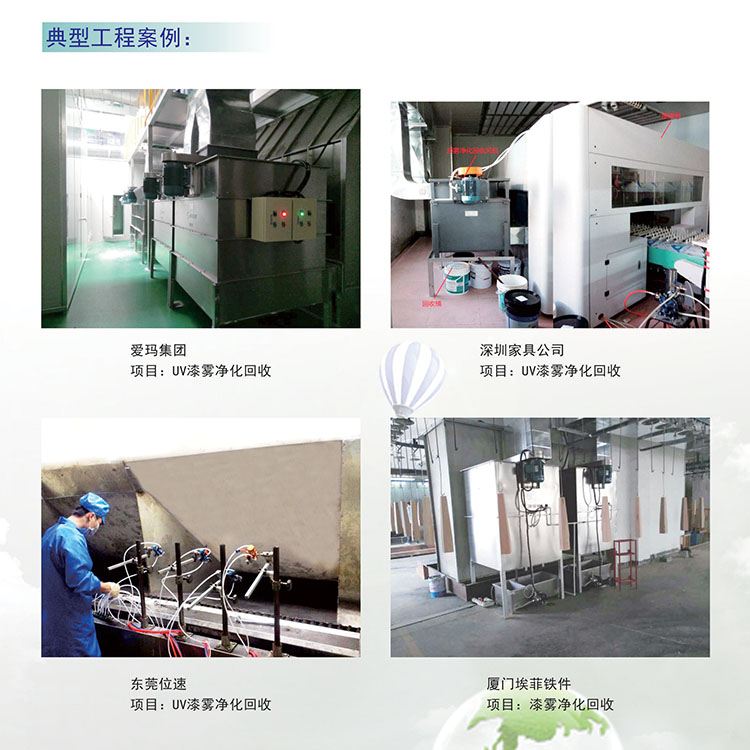 新款免维护UV漆雾净化器自动清洗