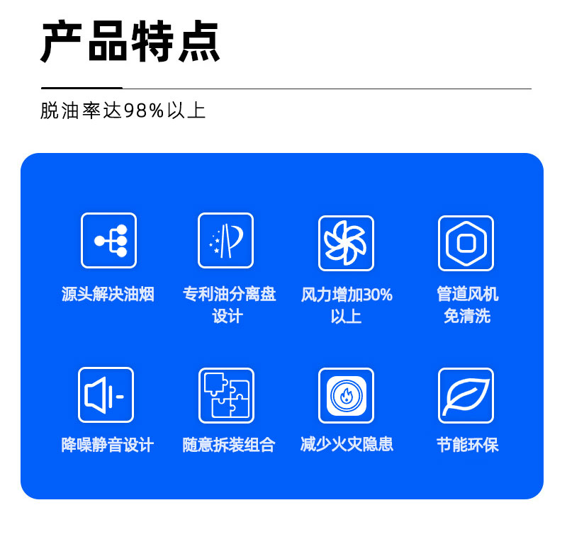 深亚能商用脱油烟罩